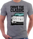 Drive The Classic Pontiac Fiero Aero Package. T-shirt in Heather Grey Colour