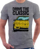 Drive The Classic Pontiac Fiero Aero Package. T-shirt in Heather Grey Colour