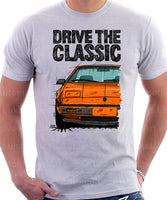 Drive The Classic Pontiac Fiero Early Model. T-shirt in White Colour