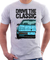 Drive The Classic Pontiac Fiero Early Model. T-shirt in White Colour