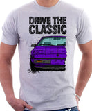 Drive The Classic Pontiac Fiero Early Model. T-shirt in White Colour