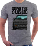 Drive The Classic Pontiac Fiero Late Model. T-shirt in Heather Grey Colour