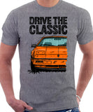 Drive The Classic Pontiac Fiero Late Model. T-shirt in Heather Grey Colour