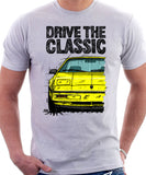 Drive The Classic Pontiac Fiero Late Model. T-shirt in White Colour