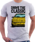 Drive The Classic Pontiac Fiero Late Model. T-shirt in White Colour