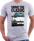 Drive The Classic Renault Twingo Early Model. T-shirt in White Color