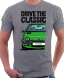 Drive The Classic Renault Twingo Late Halogen Model. T-shirt in Heather Grey Color