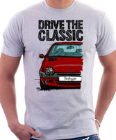 Drive The Classic Renault Twingo Late Halogen Model. T-shirt in White Color