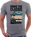 Drive The Classic Renault Twingo Mid Model. T-shirt in Heather Grey Color