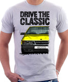 Drive The Classic Saab 9000 Early Model. T-shirt in White Colou