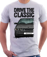 Drive The Classic Saab 9000 Late Model. T-shirt in White Colour