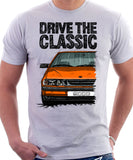 Drive The Classic Saab 9000 Late Model. T-shirt in White Colour