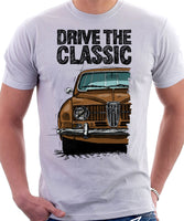 Drive The Classic Saab 96 1964 Model. T-shirt in White Colour