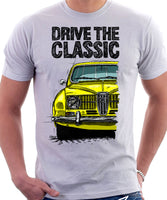 Drive The Classic Saab 96 1964 Model. T-shirt in White Colour