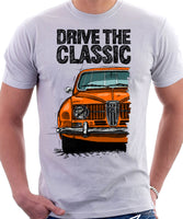 Drive The Classic Saab 96 1964 Model. T-shirt in White Colour