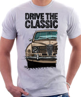 Drive The Classic Saab 96 1964 Model. T-shirt in White Colour