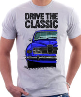 Drive The Classic Saab 96 1974 Model. T-shirt in White Colour