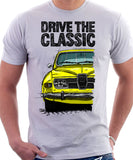 Drive The Classic Saab 96 1974 Model. T-shirt in White Colour