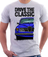 Drive The Classic Saab 96 1978 Model. T-shirt in White Colour