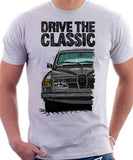 Drive The Classic Saab 96 1978 Model. T-shirt in White Colour