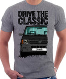 Drive The Classic Fiat Panda Latest Model. T-shirt in Heather Grey Colour