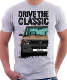 Drive The Classic Fiat Panda Latest Model. T-shirt in White Colour