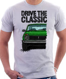 Drive The Classic Lada Niva Late Model. T-shirt in White Color