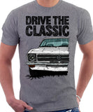 Drive The Classic Opel Ascona A. T-shirt in Heather Grey Colour