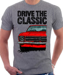 Drive The Classic Opel Ascona A. T-shirt in Heather Grey Colour