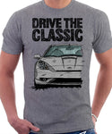 Drive The Classic Toyota Celica 7 Generation Facelift Model. T-shirt in Heather Grey Colour