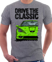 Drive The Classic Toyota Celica 7 Generation Prefacelift Model. T-shirt in Heather Grey Colour