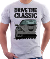 Drive The Classic Toyota Celica 7 Generation Prefacelift Model. T-shirt in White Colour