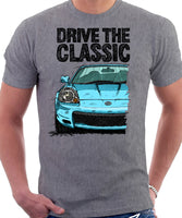 Drive The Classic Toyota MR2 Mk3  Early Model T-shirt in Heather Grey Colour