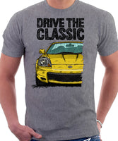 Drive The Classic Toyota MR2 Mk3  Early Model T-shirt in Heather Grey Colour