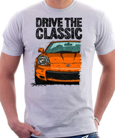 Drive The Classic Toyota MR2 Mk3 Early Model T-shirt in White Colour