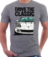 Drive The Classic Toyota MR2 Mk3 Late Model T-shirt in Heather Grey Colour