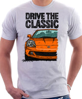 Drive The Classic Toyota MR2 Mk3 Late Model T-shirt in White Colour