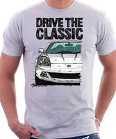 Drive The Classic Toyota MR2 Mk3 Late Model T-shirt in White Colour