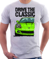 Drive The Classic Toyota MR2 Mk3 Late Model T-shirt in White Colour