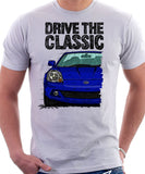 Drive The Classic Toyota MR2 Mk3 Late Model T-shirt in White Colour