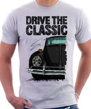 Drive The Classic VW Type 1 Beetle 60's Model . T-shirt in White Colour