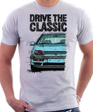 Drive The Classic VW Golf Mk3 Colour Grille. T-shirt in White Color.