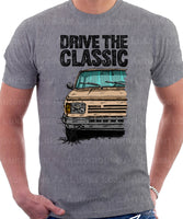 Drive The Classic Wartburg 1.3. T-shirt in Heather Grey Colour