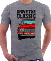 Drive The Classic Wartburg 353. T-shirt in Heather Grey Colour