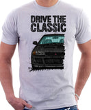 Drive The Classic Mitsubishi Lancer Evolution 1&2. T-shirt in White Colour