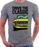 Drive The Classic Triumph Stag. T-shirt in Heather Grey Colour