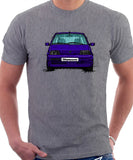 Fiat Cinquecento Sporting. T-shirt in Heather Grey Colour