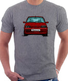 Fiat Cinquecento Sporting. T-shirt in Heather Grey Colour