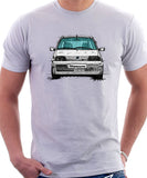 Fiat Cinquecento Sporting. T-shirt in White Colour