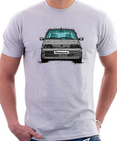 Fiat Cinquecento Sporting. T-shirt in White Colour